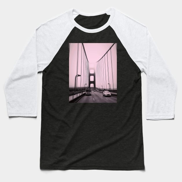 Golden Gate Bridge Baseball T-Shirt by shotsbymel